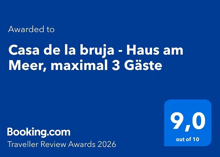 Appartement Casa De La Bruja - Haus Am Meer, Maximal 3 Gaeste *
